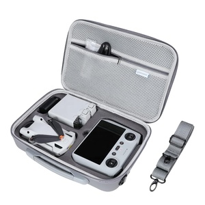 PU <b>Waterproof</b> EVA Portable <b>Storage</b> Bag, Battery Charging <b>Storage</b> <b>Box</b> for Mini 3 Pro Accessories Only Sell Case for Mini 2 Pr - Product Image 1