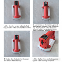 Ventouse électrique portable de 90 kg pour le levage de carreaux, de pierre et de marbre