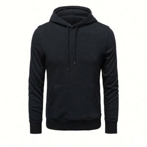 Sweat à capuche personnalisé pour homme, 100% coton, poids lourd, qualité supérieure, imprimé, coupe ample, style streetwear - Product Image 4