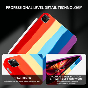 Colori arcobaleno nuova <span class=keywords><strong>Cover</strong></span> in silicone per iPad Mini 4/5/6 PC in pelle e TPU materiale protettivo per <span class=keywords><strong>Apple</strong></span> - Product Image 2