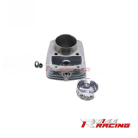 Kit de Reconstrucción de Cilindro y Anillos de Pistón para Motor de Motocicleta de 150cc de Alto Rendimiento, Aleación de Aluminio, Compatible con Honda CG150