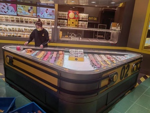 BREVIT Portable Open-Display <span class=keywords><strong>Boulangerie</strong></span> Refroidisseur Lumière LED Compresseur De Refroidissement Sandwich Réfrigérateur pour Grab-and-Go Cool Climate - Product Image 3