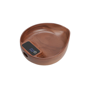 2kg 0,1g USB-Typ-C-Aufladung messen Kompakter tragbarer Blatts chirm Walnussholz körper Digitale Küchen kaffee waage mit Timer - Product Image 1