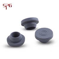 Bouchon en caoutchouc de haute qualité, 13mm, 20mm, 28mm, 32mm, gris, blanc, rouge, utilisation pour injection