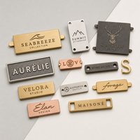 Plaque métallique personnalisée en émail époxy pour vêtements, chaussures, sacs à main, parfums – Étiquette métallique sur mesure en petite série – Fournisseur d'usine de qualité supérieure