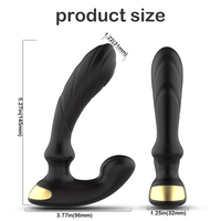 S-HANDE Fernbedienungsgesteuerter Biegbarer Vibrierender Prostata-Massager Analer Stimulator für Männer und Frauen