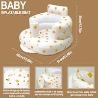 Chaise gonflable pour bébé en PVC avec pompe intégrée, siège multifonctionnel léger pour enfants avec dossier