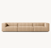 Meubles de salon italiens, canapés en tissu, canapé modulaire moderne pour la maison, canapé long