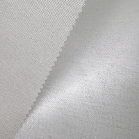Tissu d'interlining pour casquette Oxford de haute qualité, respirant, blanc avec colle, LDPE 330GSM 0.23