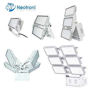 Usine-direct de Taiwan 420w 560w 700w panal solaire a mené la lumière d'inondation - Product Image 1