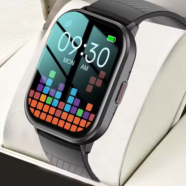 Fashion Reloj Inteligente Men Smartwatch Waterproof BT Call Health Monitor Smart Watch 2024 Fitness Tracker Watch for Men Women