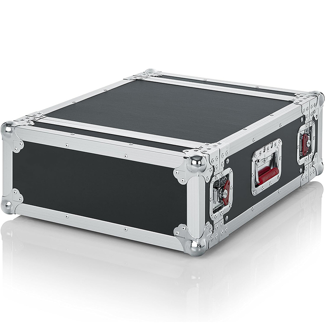 19-Inch Portable Equipment Case Lightweight DJ Rack Mount Case Portable Compact Rack Mount Cases 2U