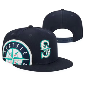 หมวกเบสบอลแบบ snapback ทรง 6 แผง ปีกแบน สไตล์วินเทจ คุณภาพสูง สำหรับทุกเพศ รับผลิตตามสั่ง ปักโลโก้ 3 มิติ พิมพ์ลาย สำหรับเล่นกีฬา ชายหาด ตกปลา - Product Image 6