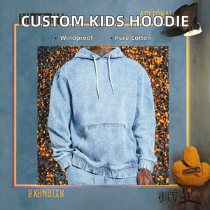 Sweat à capuche coupe-vent en coton 100% tissé, doublé, personnalisable avec logo, sans MOQ, vente en gros d'usine, pour femmes et hommes - Product Image 2