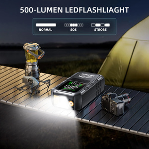 Démarreur de voiture multifonctionnel avec compresseur d'air, <span class=keywords><strong>booster</strong></span> de <span class=keywords><strong>batterie</strong></span> portable 12V, banque d'alimentation 4 en 1 pour le sauvetage routier - Product Image 6