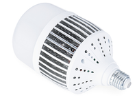 Ampoule LED en aluminium haute puissance 30W-200W E27/E40 10000K avec télécommande, lampe LED d'intérieur