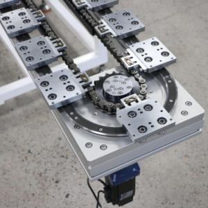 Hochwertige Edelstahl-Kreisführungsschiene mit Lager für Förderlinien-Kettenantrieb QinGong V25 Modell - Product Image 2