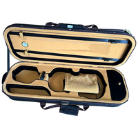 Sac à dos pour violon ultra-léger et imperméable à une épaule, en tissu Oxford, résistant à la pression, avec fermeture éclair, sac pour instrument