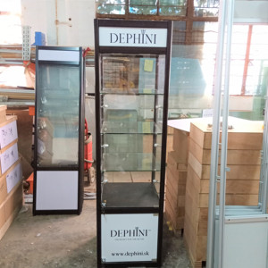 79 "cao CURIO Đen Bộ sưu tập trưng bày tháp trưng bày, thắp sáng tủ trưng bày cổ - Product Image 5