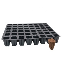 Offres Spéciales plastique semis pépinière boîte de transport assiette plante Pot plateau pour légume fleur arbre tabac baie graine