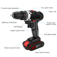 Mini perceuse à main sans fil, diamètre de perçage max. 30 mm, alimentée par batterie, support OEM