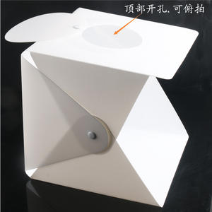 Fotografia pieghevole tenda da tiro portatile Mini 40cm Top Circle Ring Light Photo Studio Box per alimenti scatto fotografico professionale - Product Image 6