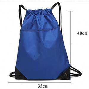 Sac à dos de sport décontracté en toile Oxford imperméable avec logo personnalisé, sac à dos à cordon, sac à dos de sport de plein air - Product Image 2