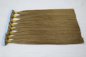 <span class=keywords><strong>Extensiones</strong></span> <span class=keywords><strong>de</strong></span> Cabello Humano Virgen <span class=keywords><strong>de</strong></span> Alta Calidad, Cabello Europeo, Doble Trama, Reutilizables, Profesionales, <span class=keywords><strong>para</strong></span> Salón, con Cinta Adhesiva - Product Image 3