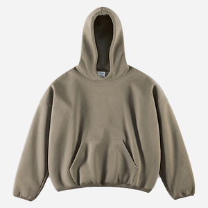 Sweat à capuche pour homme, 100% coton, coupe oversize, imprimé floqué, style streetwear hip-hop, avec poche - Product Image 1