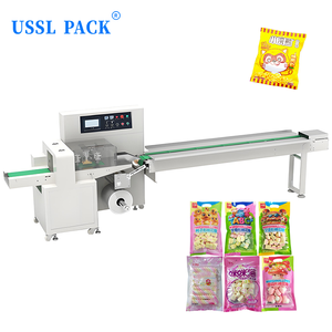 Machine d'emballage automatique à haute vitesse pour l'emballage <span class=keywords><strong>de</strong></span> fruits, <span class=keywords><strong>de</strong></span> collations, <span class=keywords><strong>de</strong></span> vaisselle, <span class=keywords><strong>de</strong></span> matériel, d'emballage multifonctionnel en flux continu, <span class=keywords><strong>de</strong></span> type coussin - Product Image 2