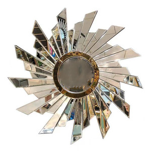 98*98Cm Ánh Sáng Châu Âu Sang Trọng Nền Tường Trang Trí Gương Phòng Khách Treo Chắp Vá Gương Sáng Tạo Gương - Product Image 1