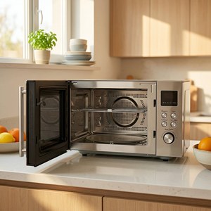 Koyamaki KOYAMAKI 电动家用25L不锈钢内胆热风炸锅烤盘架液晶屏温度显示 - Product Image 4