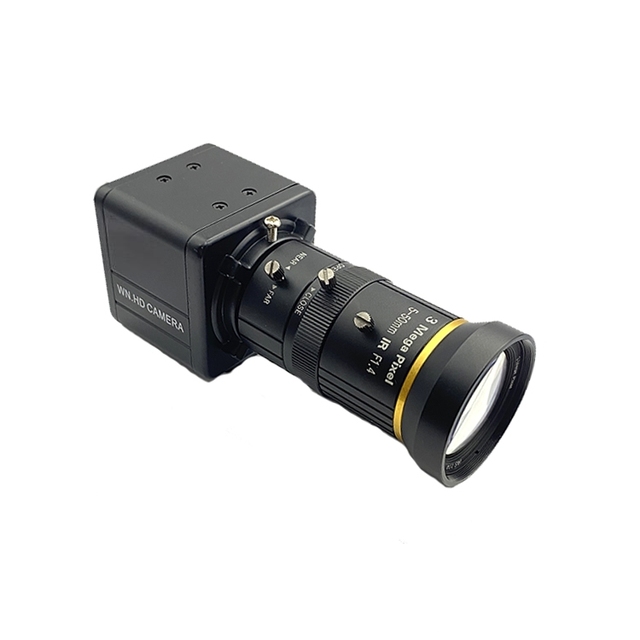 1/2.8-inch CMOS full HD 4K manual zoom USB camera, dual digital microphone for machine vision product vision