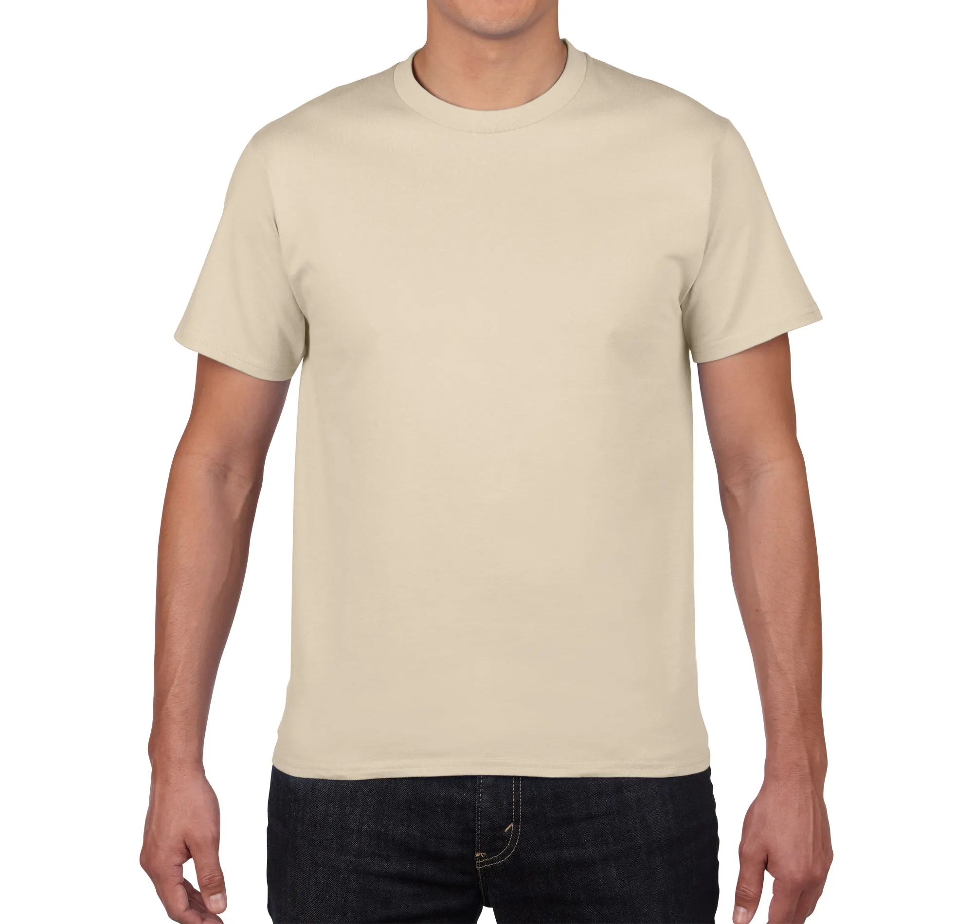 고품질 남자 옷 t 셔츠 사용자 정의 t 셔츠 인쇄 빈 티셔츠 무료 라벨 및 태그 사용자 정의 인쇄 100% 링 회전면