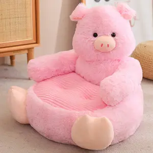 Hot Selling Teddy Bear Soft Animal Shape Seats Bed Toy Baby Sofa Chair Children Panda Unicorn Plush Sit Baby Sofa