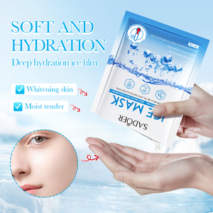 La mascarilla facial hidratante y aclarante de colágeno SADOER de marca privada más popular, con efecto película de hielo, para todo tipo de piel, 25 g - Product Image 2