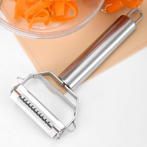 Éplucheur à légumes multifonctionnel 3 en 1 en acier inoxydable, éplucheur à pommes de terre - Product Image 2