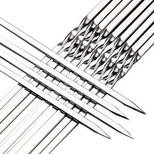 <span class=keywords><strong>Brochette</strong></span> de barbecue <span class=keywords><strong>en</strong></span> acier inoxydable pour l'extérieur Bâton d'aiguille de barbecue plat <span class=keywords><strong>en</strong></span> métal <span class=keywords><strong>en</strong></span> <span class=keywords><strong>fer</strong></span> pour les grillades et les barbecues Type d'outils - Product Image 1