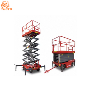 Almacén de elevación hidráulica aérea de diseño integral personalizado Plataforma de trabajo de elevación móvil Elevador de tijera móvil eléctrico - Product Image 1