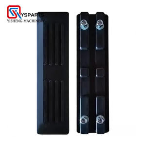 Componentes de Tren de Rodaje para Excavadora, Placas de Goma de 300mm, 400mm, 500mm, Tipo Atornillable, para Piezas de Maquinaria de Construcción - Product Image 1