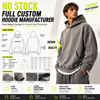 Hoodie Oversize en Molleton Bouclette Lourd 430 GSM Personnalisé, Lavage Vintage, Épaules Tombantes, Style Streetwear – Fabricant OEM ODM Marque Privée