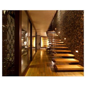 <span class=keywords><strong>Escalier</strong></span> Prima en matériaux mixtes <span class=keywords><strong>bois</strong></span>, verre, pierre, <span class=keywords><strong>métal</strong></span> : créez des escaliers au design unique et combiné - Product Image 5
