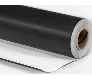 Membrane de toiture multicouche en TPO 2 mm blanc/noir, en tissu renforcé de polyester 80 mil, pour la réparation de toitures isolées préfabriquées - Product Image 1