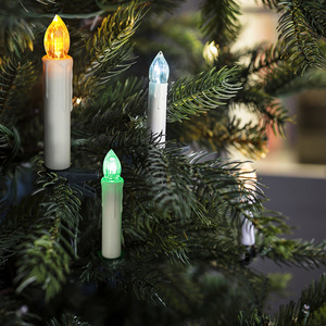 Bougie décorative à <span class=keywords><strong>LED</strong></span> <span class=keywords><strong>sans</strong></span> <span class=keywords><strong>fil</strong></span> à télécommande, à intensité variable, en plastique, <span class=keywords><strong>pour</strong></span> décoration d'arbre <span class=keywords><strong>de</strong></span> <span class=keywords><strong>Noël</strong></span>, vente chaude - Product Image 1