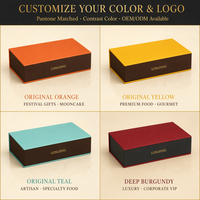 Coffret Cadeau Haut de Gamme Personnalisé Couleurs Vives avec Couvercle à Emblème Argenté, Fermeture Magnétique Latérale Charbon, Matériaux Recyclés - Deux Pièces