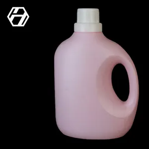 Honghe garrafa de detergente para lavagem, garrafa de plástico líquida para limpeza, personalizada, 1l 2l 3l 5l, lavagem de roupa