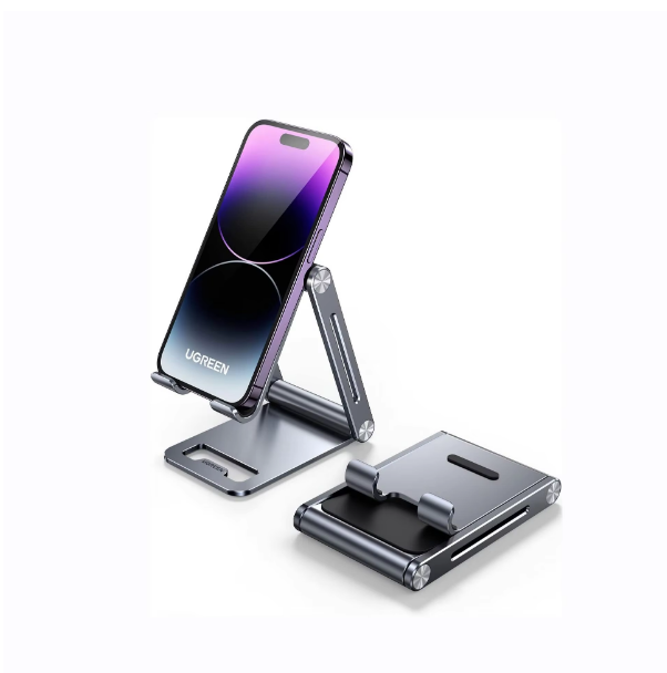 UGREEN Phone Stand Gift Desk Foldable Plastic Mobile Phone Holder Stand Portable Hard Manufacture Cellphone Holder for Desktop