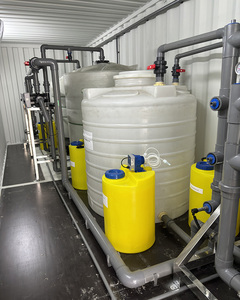 Planta de tratamiento de agua con sistema de ósmosis inversa para desalinización de agua de mar tipo contenedor 300T/d - Product Image 5