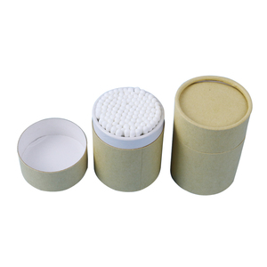 สำลีก้านไม้ไผ่แบบใช้แล้วทิ้ง 100 ชิ้น บรรจุในกล่องคราฟท์ สำหรับทำความสะอาดหู ใช้สำหรับแต่งหน้า - Product Image 6