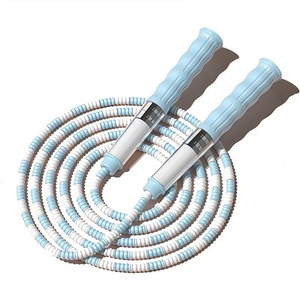 Corde à sauter en bambou 2,8 m à longueur réglable pour enfants, école primaire, maternelle, examen de fitness - Product Image 2